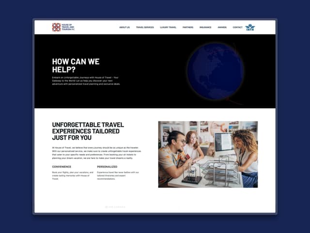 Website Design for Travel Agencies